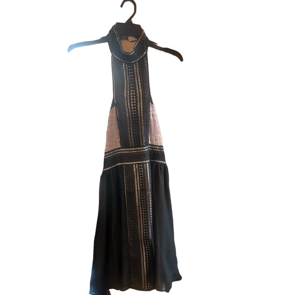 Women’s Halter Dress from Venus Size M, Black & Mauve